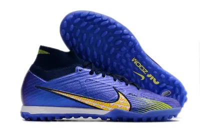 Nike Air Zoom Mercurial Superfly 9 Elite TF - Purple/Electric Yellow/Sapphire Blue