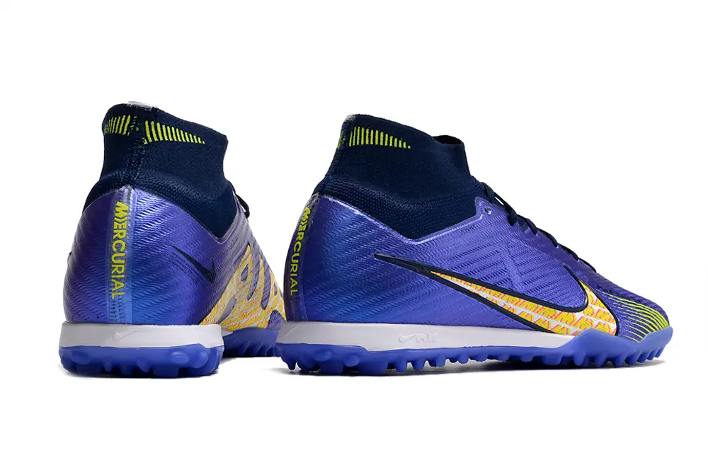 Nike Air Zoom Mercurial Superfly 9 Elite TF - Purple/Electric Yellow/Sapphire Blue