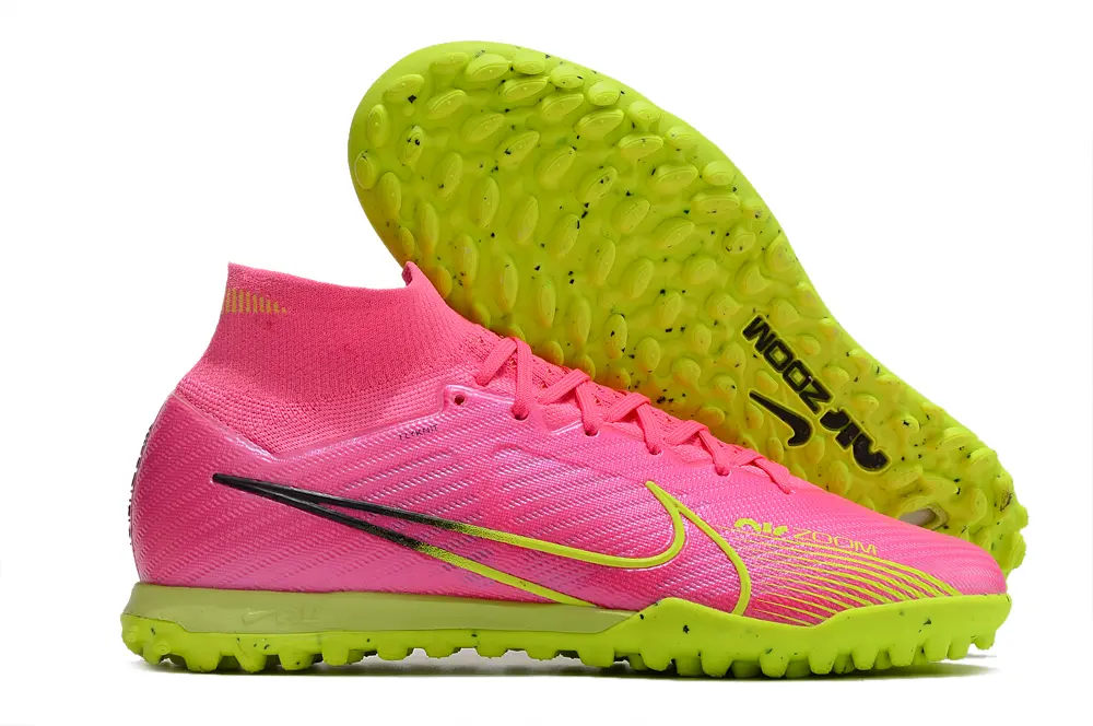 Nike Air Zoom Mercurial Superfly 9 Elite TF - Pink/Lime Punch/Neon Green