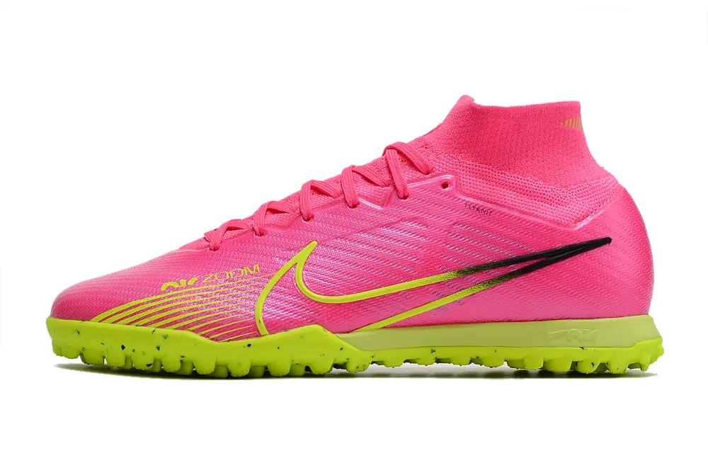 Nike Air Zoom Mercurial Superfly 9 Elite TF - Pink/Lime Punch/Neon Green