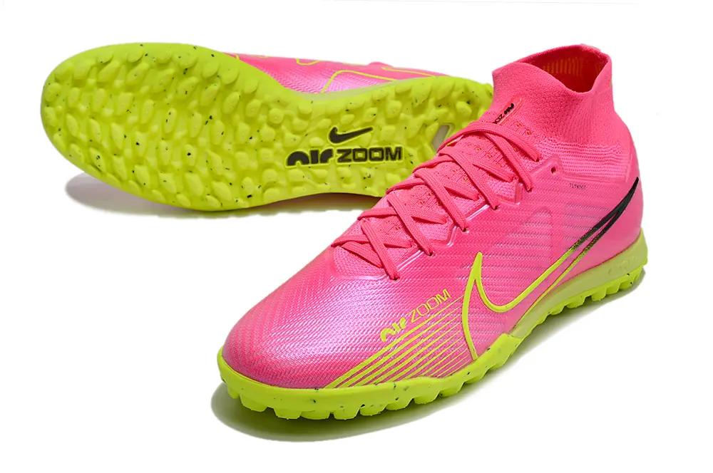 Nike Air Zoom Mercurial Superfly 9 Elite TF - Pink/Lime Punch/Neon Green