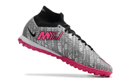 Nike Air Zoom Mercurial Superfly 9 Elite TF - Gray/Neon Pink/Steel Gray