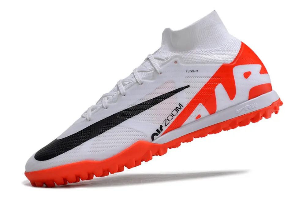 Nike Air Zoom Mercurial Superfly 9 Elite TF - White/Bright Orange/Black