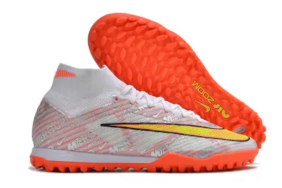 Nike Air Zoom Mercurial Superfly 9 Elite TF - White/Vibrant Orange/Electric Yellow