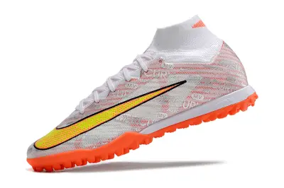 Nike Air Zoom Mercurial Superfly 9 Elite TF - White/Vibrant Orange/Electric Yellow