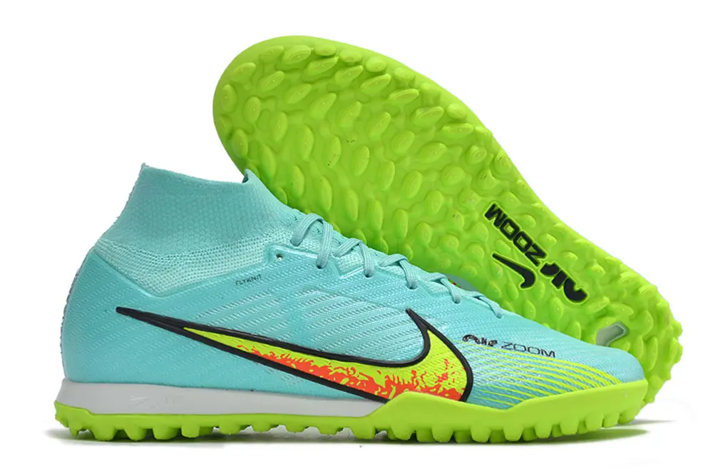 Nike Air Zoom Mercurial Superfly 9 Elite TF - Aqua/Neon Yellow/Black