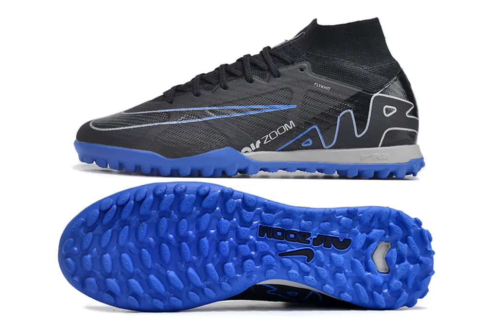 Nike Air Zoom Mercurial Superfly 9 Elite TF - Black/Royal Blue/Steel Gray