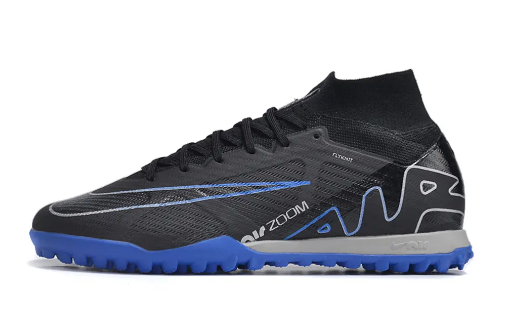 Nike Air Zoom Mercurial Superfly 9 Elite TF - Black/Royal Blue/Steel Gray