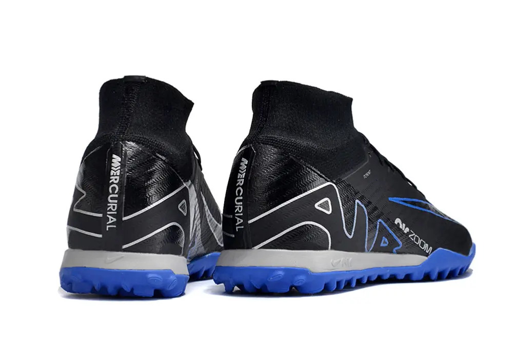 Nike Air Zoom Mercurial Superfly 9 Elite TF - Black/Royal Blue/Steel Gray