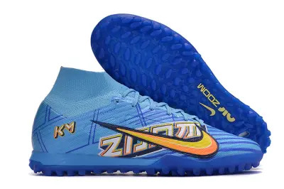 Mbappé x Nike Air Zoom Mercurial Superfly 9 Elite TF - Blue/Bright Blue/Orange