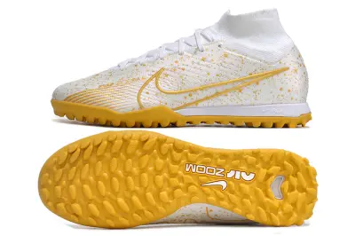 Nike Air Zoom Mercurial Superfly 9 Elite TF - White/Sunny Yellow/Snow White