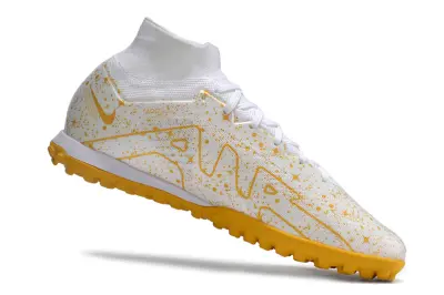Nike Air Zoom Mercurial Superfly 9 Elite TF - White/Sunny Yellow/Snow White