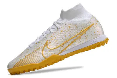 Nike Air Zoom Mercurial Superfly 9 Elite TF - White/Sunny Yellow/Snow White