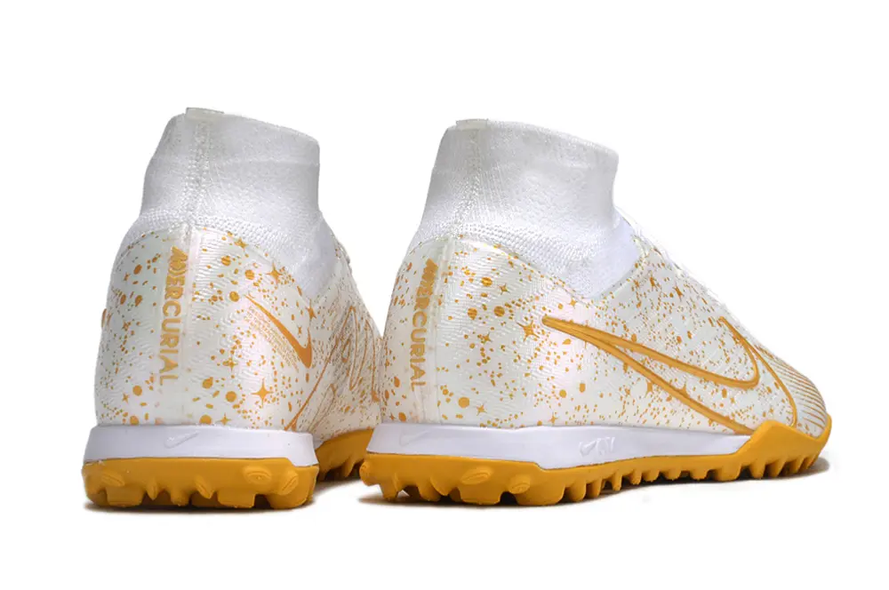 Nike Air Zoom Mercurial Superfly 9 Elite TF - White/Sunny Yellow/Snow White