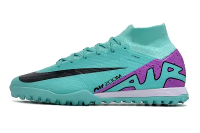 Nike Air Zoom Mercurial Superfly 9 Elite TF - Aqua/Vibrant Purple/Black