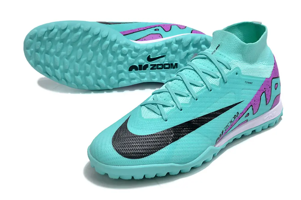 Nike Air Zoom Mercurial Superfly 9 Elite TF - Aqua/Vibrant Purple/Black