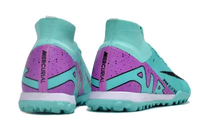 Nike Air Zoom Mercurial Superfly 9 Elite TF - Aqua/Vibrant Purple/Black
