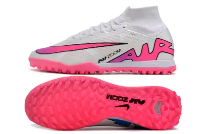 Nike Air Zoom Mercurial Superfly 9 Elite TF - White/Vibrant Pink/Fuchsia