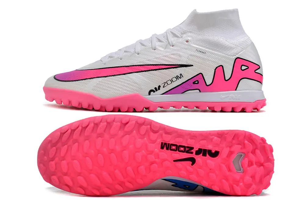 Nike Air Zoom Mercurial Superfly 9 Elite TF - White/Vibrant Pink/Fuchsia