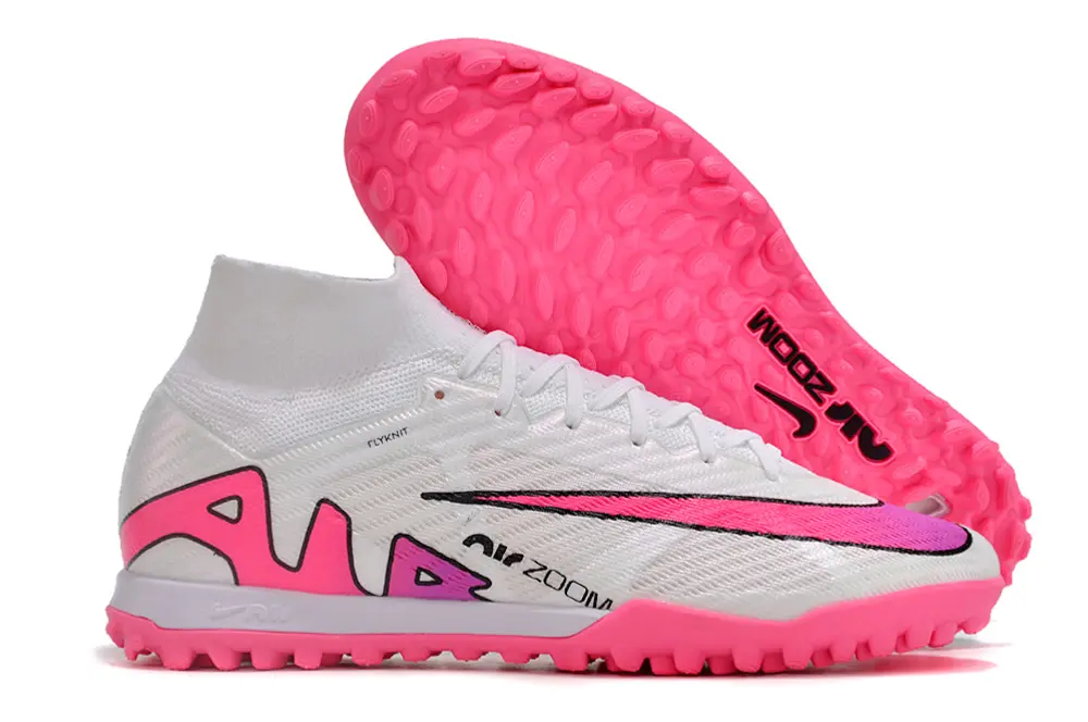 Nike Air Zoom Mercurial Superfly 9 Elite TF - White/Vibrant Pink/Fuchsia