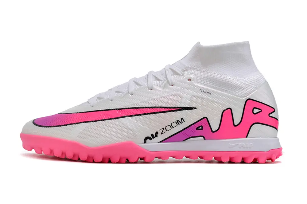Nike Air Zoom Mercurial Superfly 9 Elite TF - White/Vibrant Pink/Fuchsia