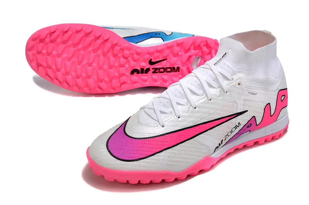 Nike Air Zoom Mercurial Superfly 9 Elite TF - White/Vibrant Pink/Fuchsia