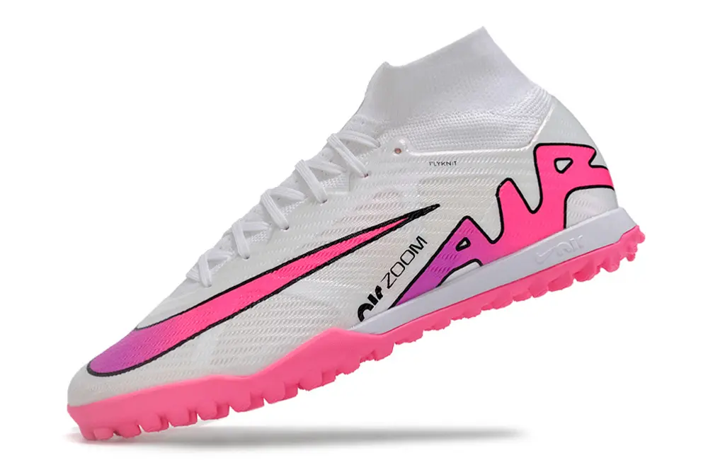 Nike Air Zoom Mercurial Superfly 9 Elite TF - White/Vibrant Pink/Fuchsia