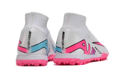 Nike Air Zoom Mercurial Superfly 9 Elite TF - White/Vibrant Pink/Fuchsia