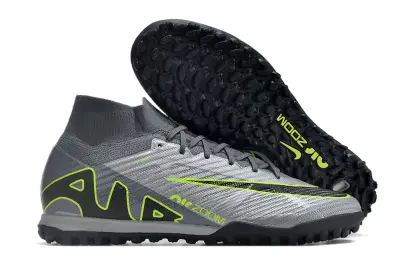 Nike Air Zoom Mercurial Superfly 9 Elite TF - Gray/Vivid Green/Black