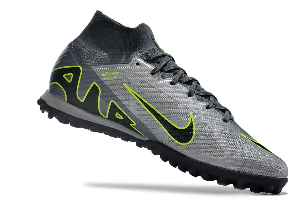 Nike Air Zoom Mercurial Superfly 9 Elite TF - Gray/Vivid Green/Black