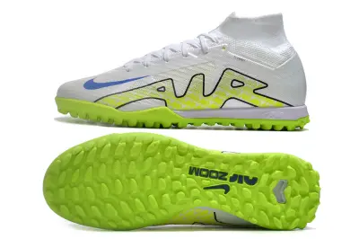 Nike Air Zoom Mercurial Superfly 9 Elite TF - White/Electric Lime/Blue Void
