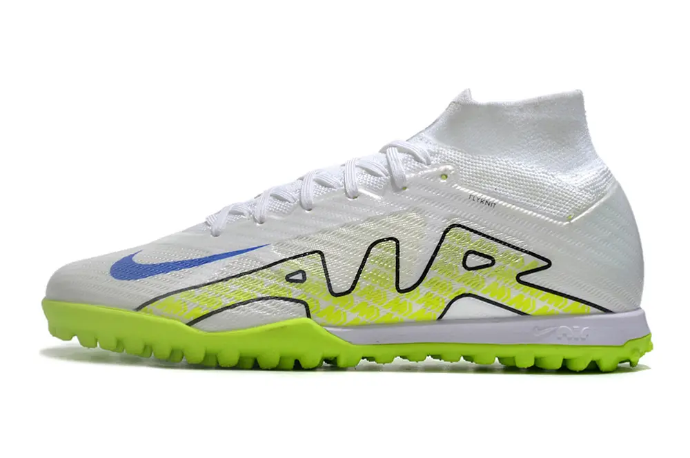 Nike Air Zoom Mercurial Superfly 9 Elite TF - White/Electric Lime/Blue Void