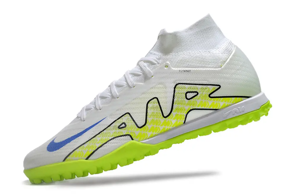 Nike Air Zoom Mercurial Superfly 9 Elite TF - White/Electric Lime/Blue Void