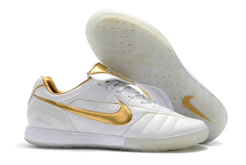 Nike Tiempo Legend 7 R10 Elite IC - White/Golden Accent/Classic White