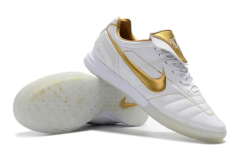 Nike Tiempo Legend 7 R10 Elite IC - White/Golden Accent/Classic White