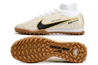 Nike Air Zoom Mercurial Superfly 9 Elite TF - White/Golden White/Black
