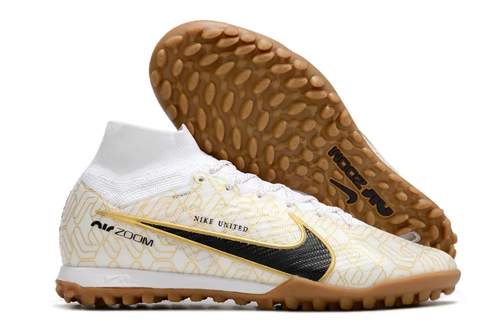 Nike Air Zoom Mercurial Superfly 9 Elite TF - White/Golden White/Black