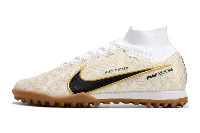 Nike Air Zoom Mercurial Superfly 9 Elite TF - White/Golden White/Black