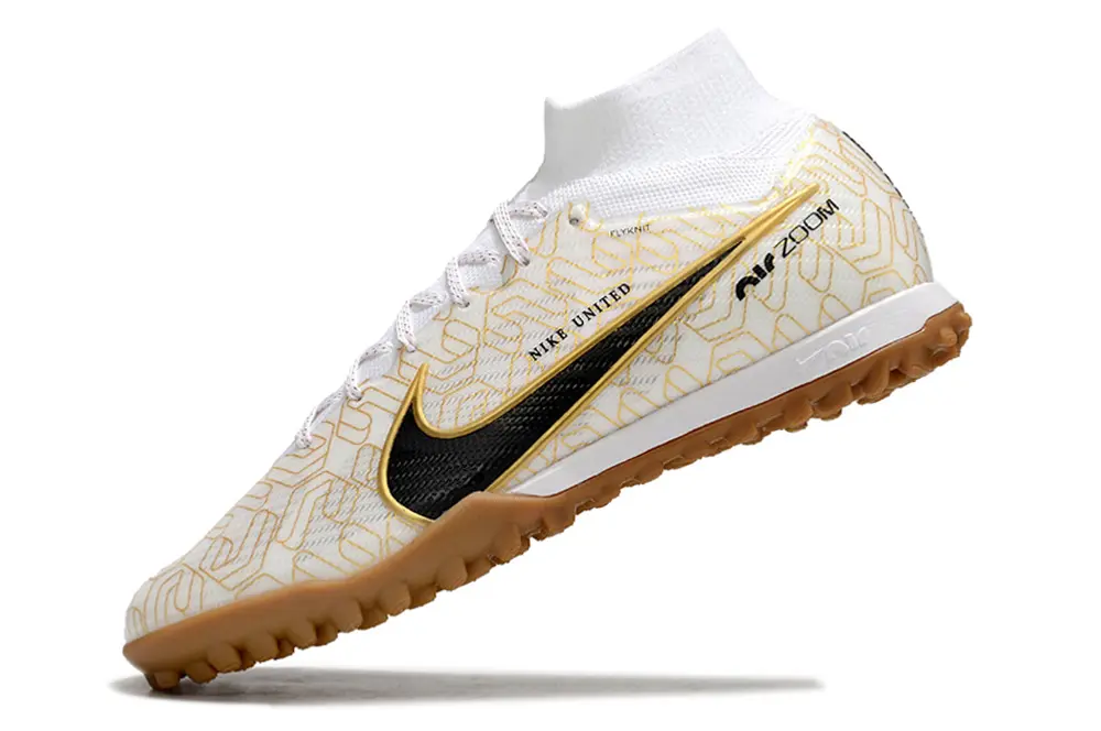 Nike Air Zoom Mercurial Superfly 9 Elite TF - White/Golden White/Black