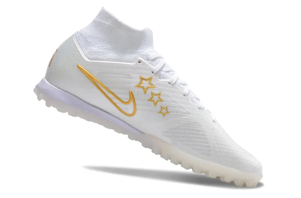 Nike Air Zoom Mercurial Superfly 9 Elite TF - White/Sky Blue/Gold