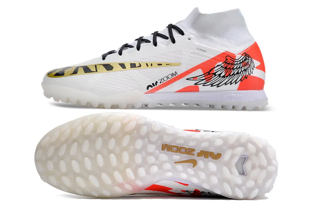 Nike Air Zoom Mercurial Superfly 9 Elite TF - White/Vibrant Red/Black