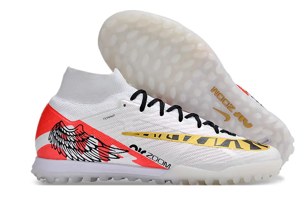 Nike Air Zoom Mercurial Superfly 9 Elite TF - White/Vibrant Red/Black