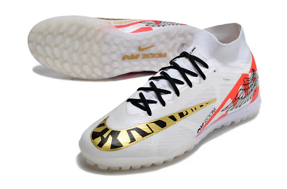 Nike Air Zoom Mercurial Superfly 9 Elite TF - White/Vibrant Red/Black