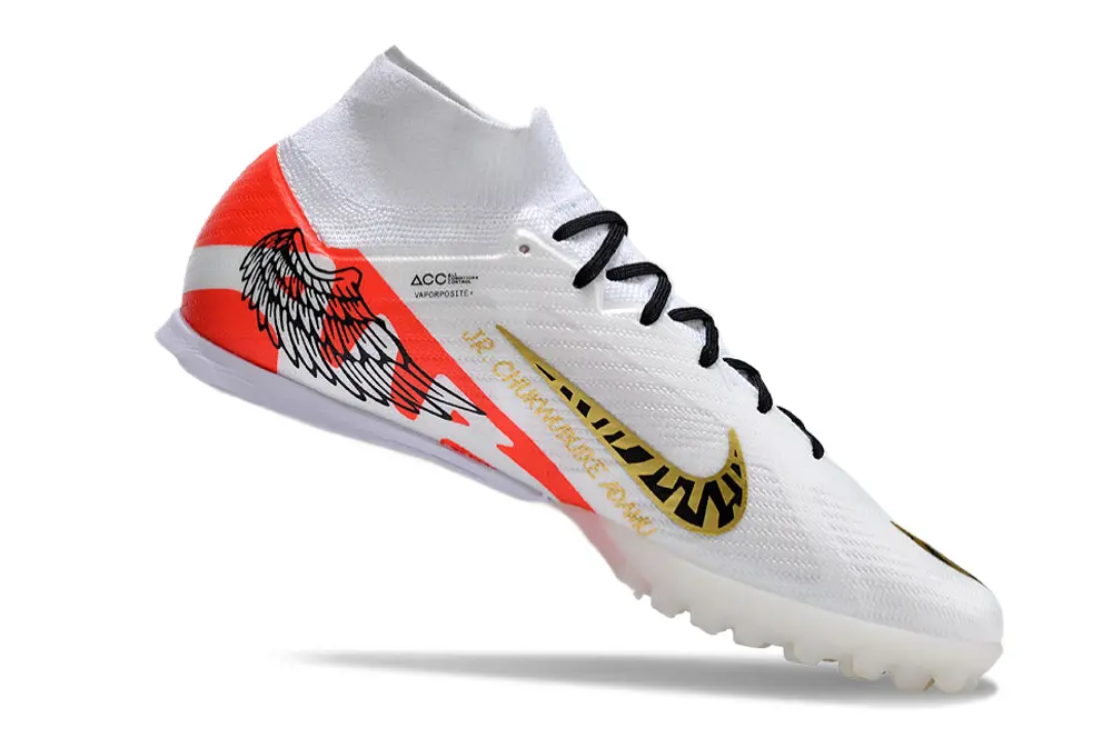 Nike Air Zoom Mercurial Superfly 9 Elite TF - White/Vibrant Red/Black