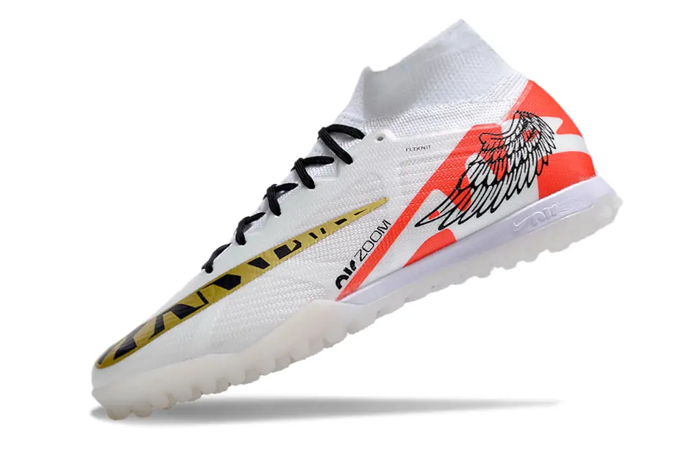 Nike Air Zoom Mercurial Superfly 9 Elite TF - White/Vibrant Red/Black
