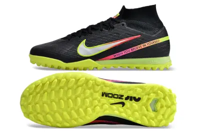 Nike Air Zoom Mercurial Superfly 9 Elite TF - Black/Lime Green/Hot Pink