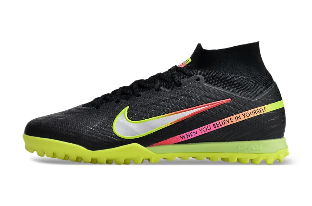 Nike Air Zoom Mercurial Superfly 9 Elite TF - Black/Lime Green/Hot Pink