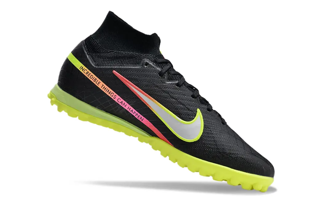 Nike Air Zoom Mercurial Superfly 9 Elite TF - Black/Lime Green/Hot Pink