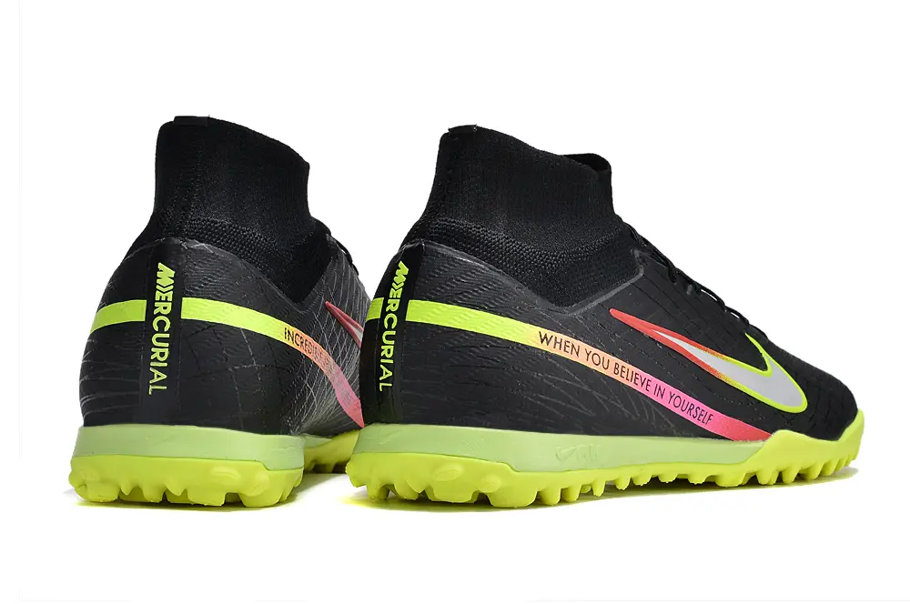 Nike Air Zoom Mercurial Superfly 9 Elite TF - Black/Lime Green/Hot Pink