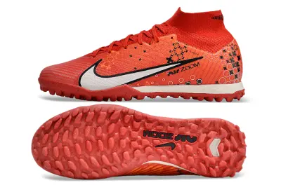 CR7 x Nike Air Zoom Mercurial Superfly 9 Elite TF - Red/Vibrant Red/Deep Orange